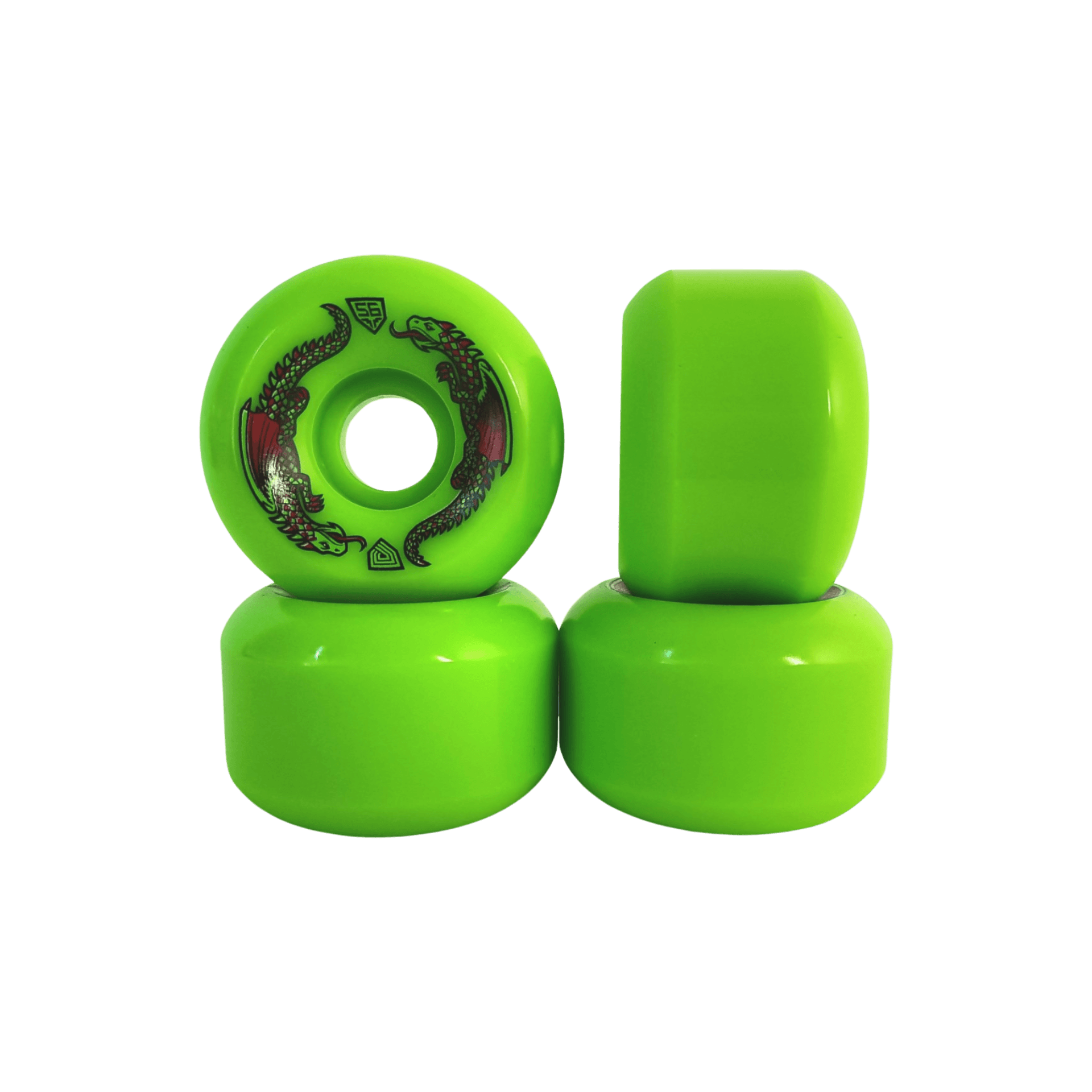 Powell Peralta: Dragon Formula Skateboard Wheels 93a Green - Motion Boardshop