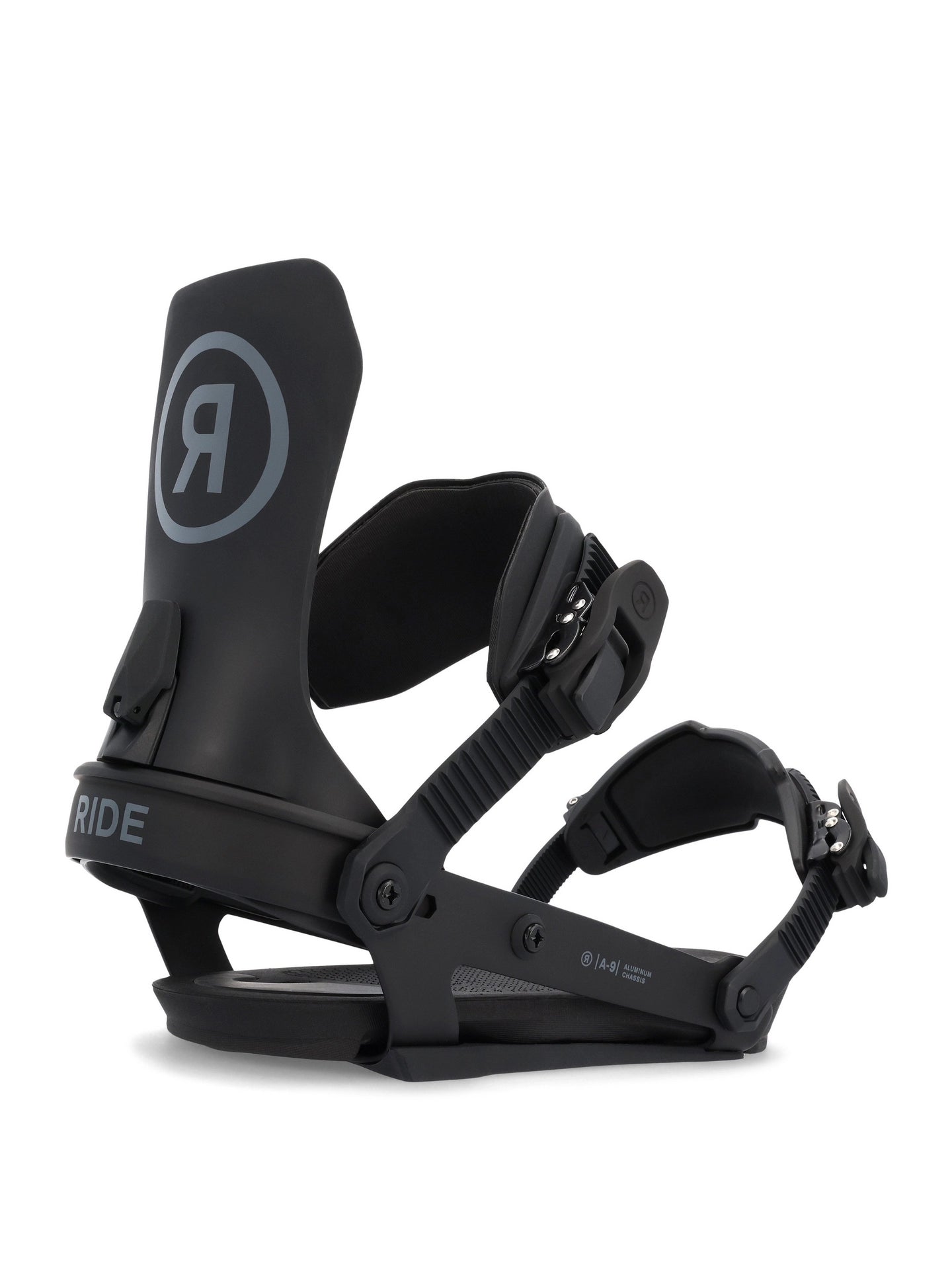 Ride: 2023 A-9 Snowboard Bindings (Black) - Motion Boardshop
