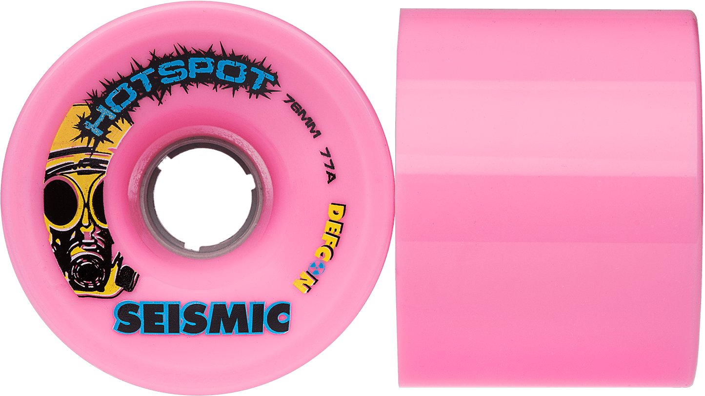 Seismic: 76mm Hot Spots Longboard Skateboard Wheel - Motion Boardshop