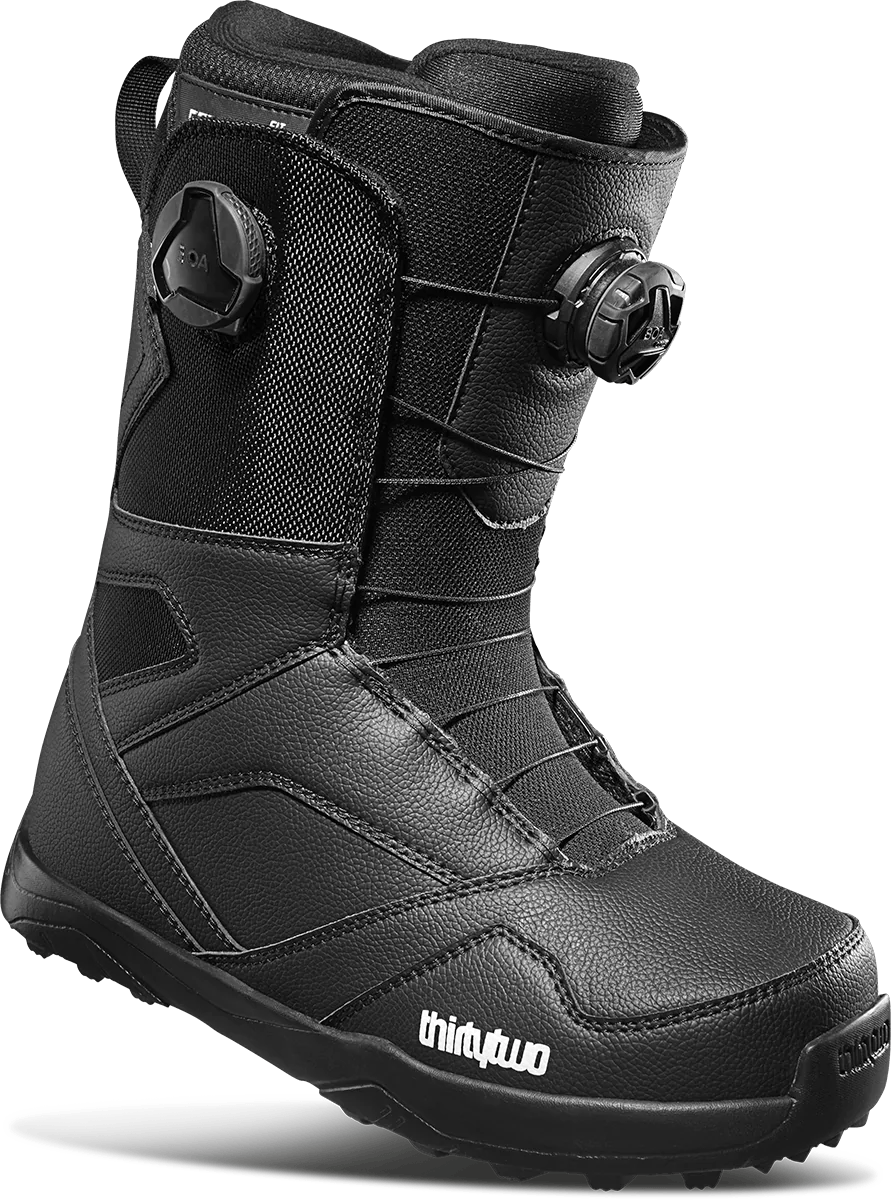 ThirtyTwo Men's STW Double Boa Snowboard Boots Black / 10.5
