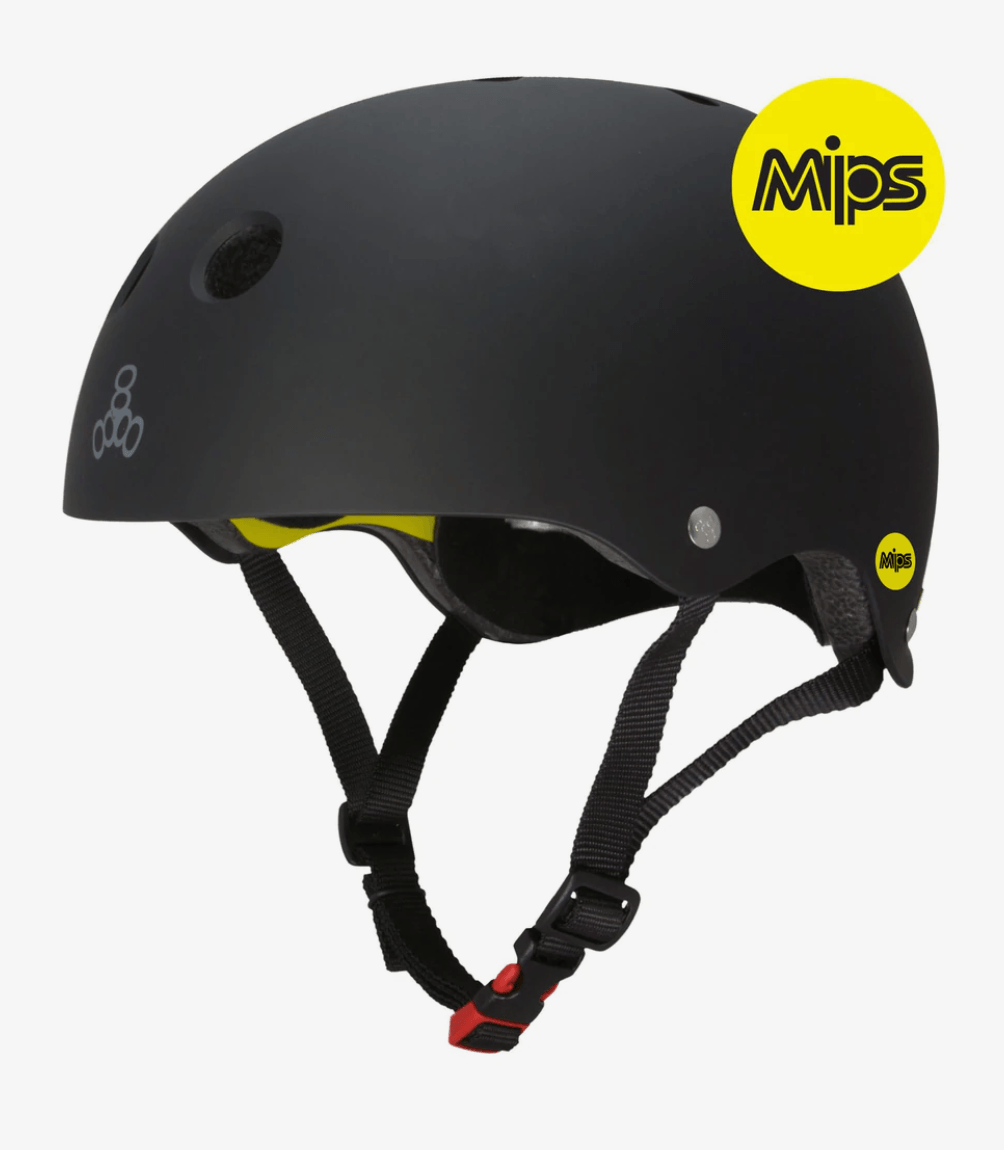 Triple 8: Dual Certified MIPS (Black) - Motion Boardshop