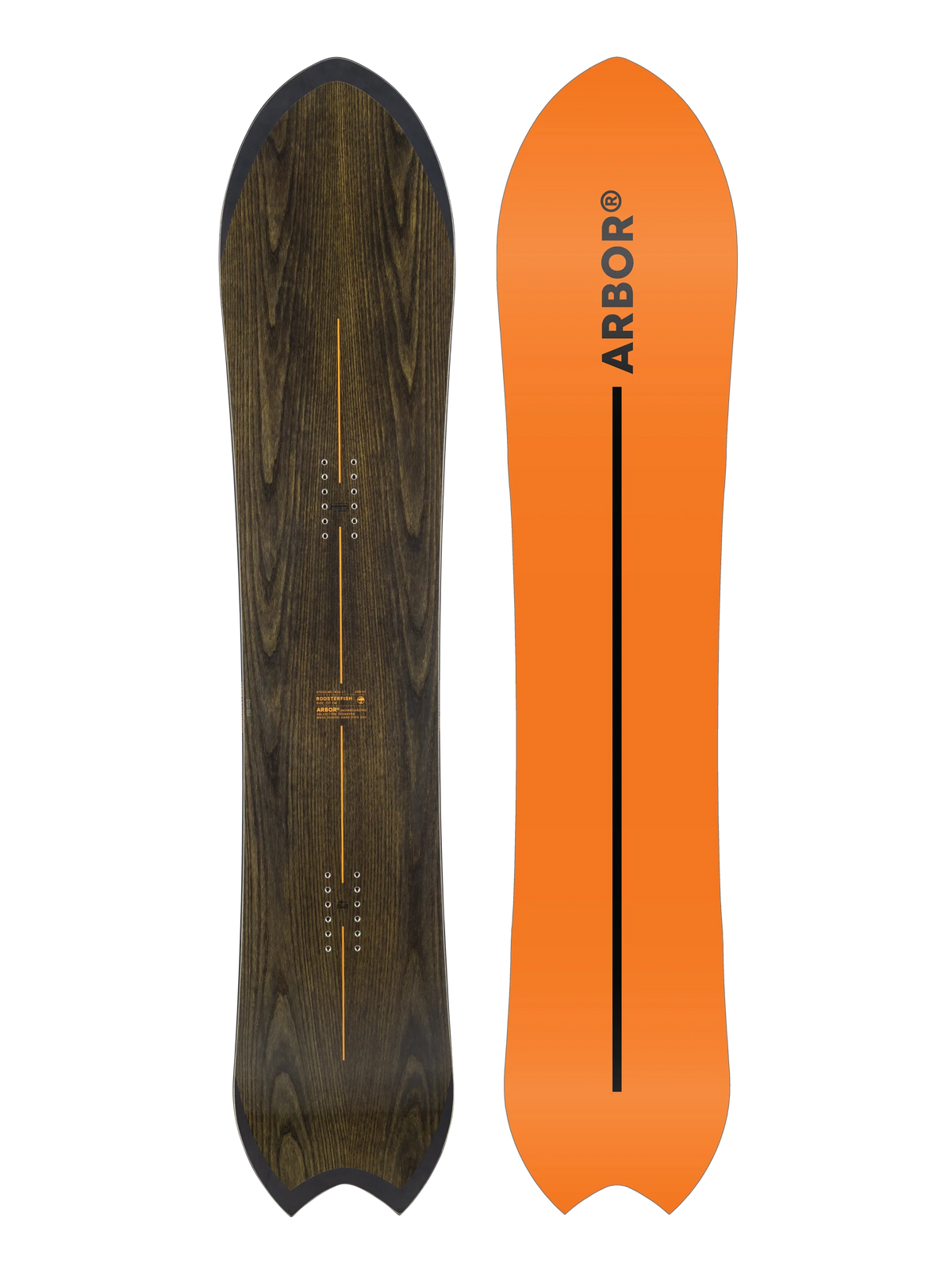 Arbor: Rooster Fish Snowboard Deck