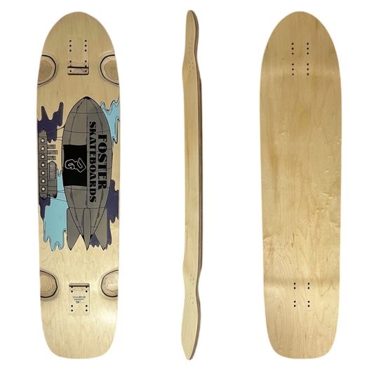 Foster: Vulcan V2 Longboard Skateboard Deck