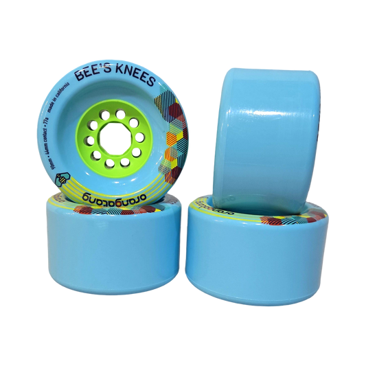 Orangatang: 90mm 77a Bee's Knees Longboard Skateboard Wheels (Blue)
