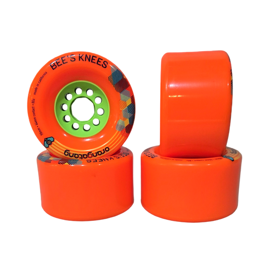 Orangatang: 90mm 80a Bee's Knees Longboard Skateboard Wheels (Orange)