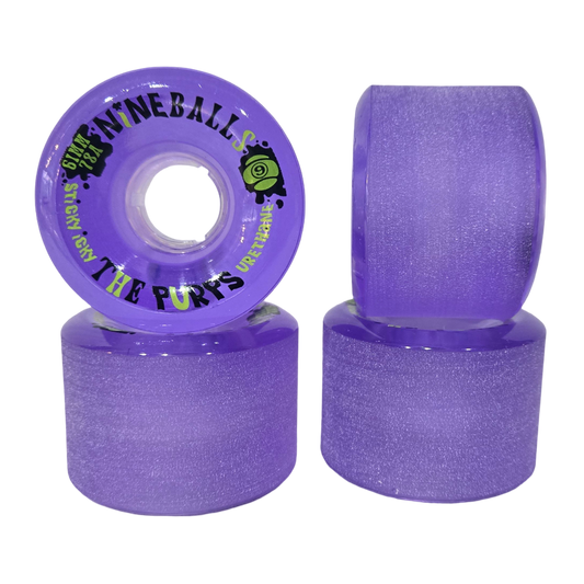 Sector 9: 61mm 78a Nineballs PURPS Longboard Skateboard Wheels