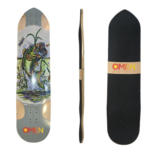 Omen: SUGAR (Giza Big Mouth) Longboard Skateboard Deck