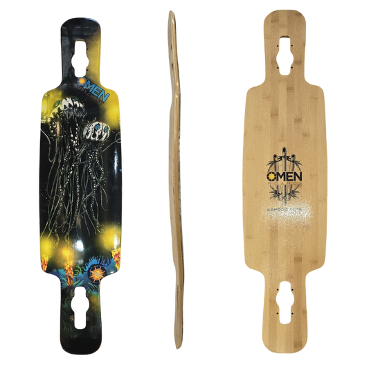 Omen: 38" Electric Jelly Longboard Deck