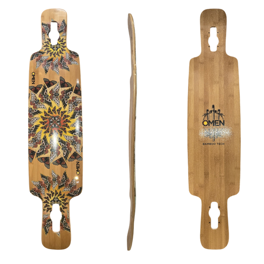 Omen: 41.5" Mothra Longboard Skateboard Deck