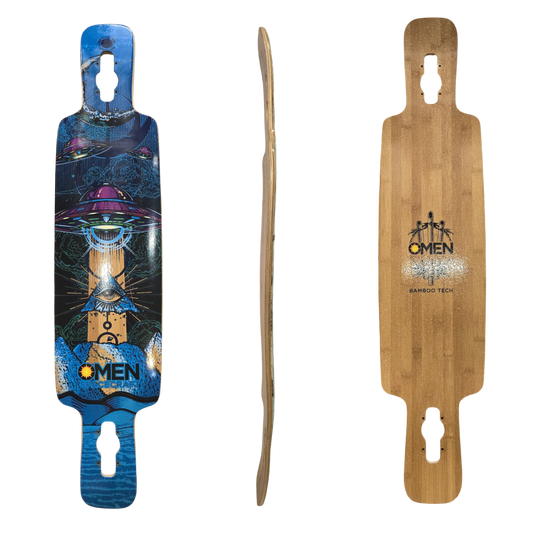 Omen: 41.5" UFO Longboard Skateboard Deck