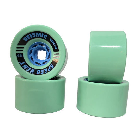 Seismic: 85mm 80a Speed Vent Defcon Longboard Wheel (Mint)