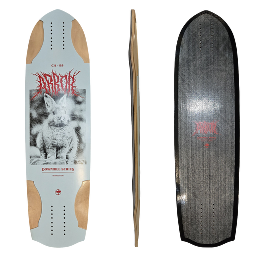 Arbor: Team Downhill Bunny Longboard Skateboard Deck