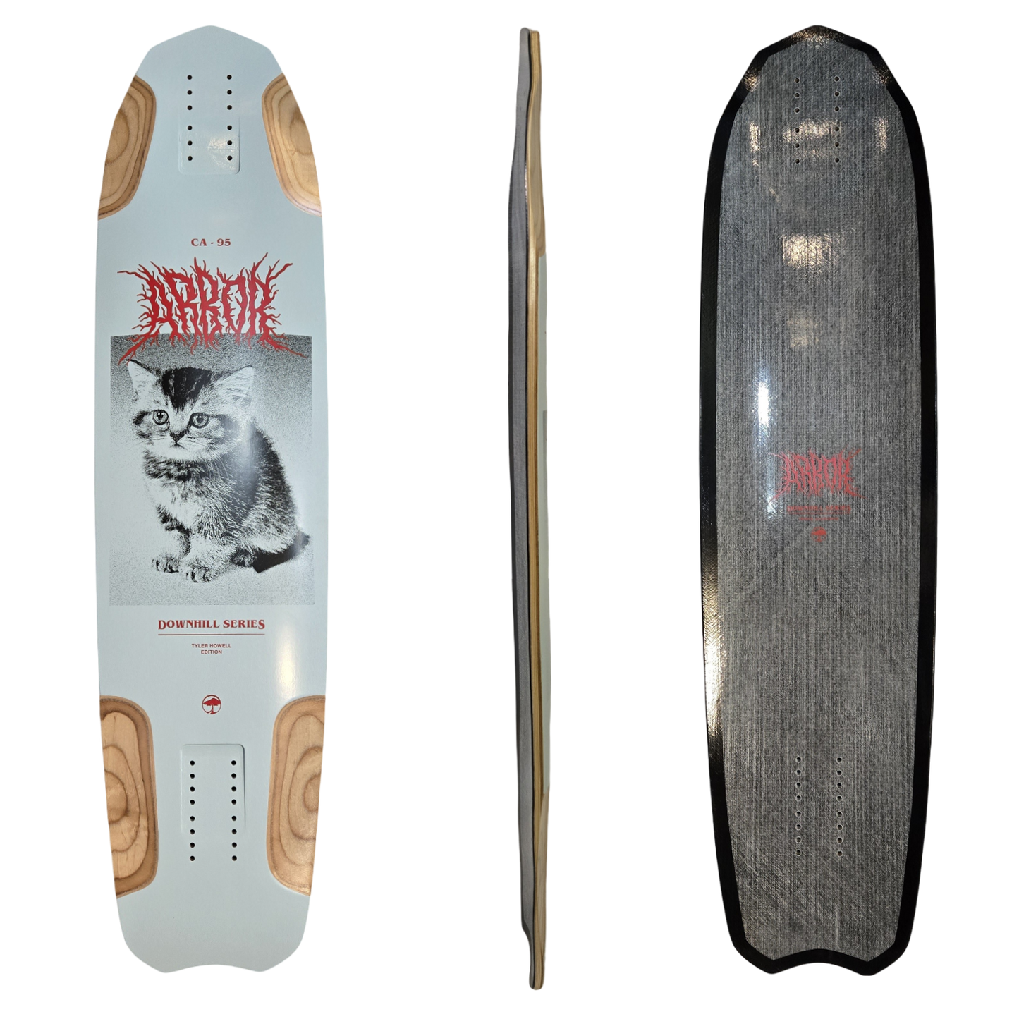 Arbor: Tyler Howell Pro Kitten Downhill Longboard Skateboard Deck