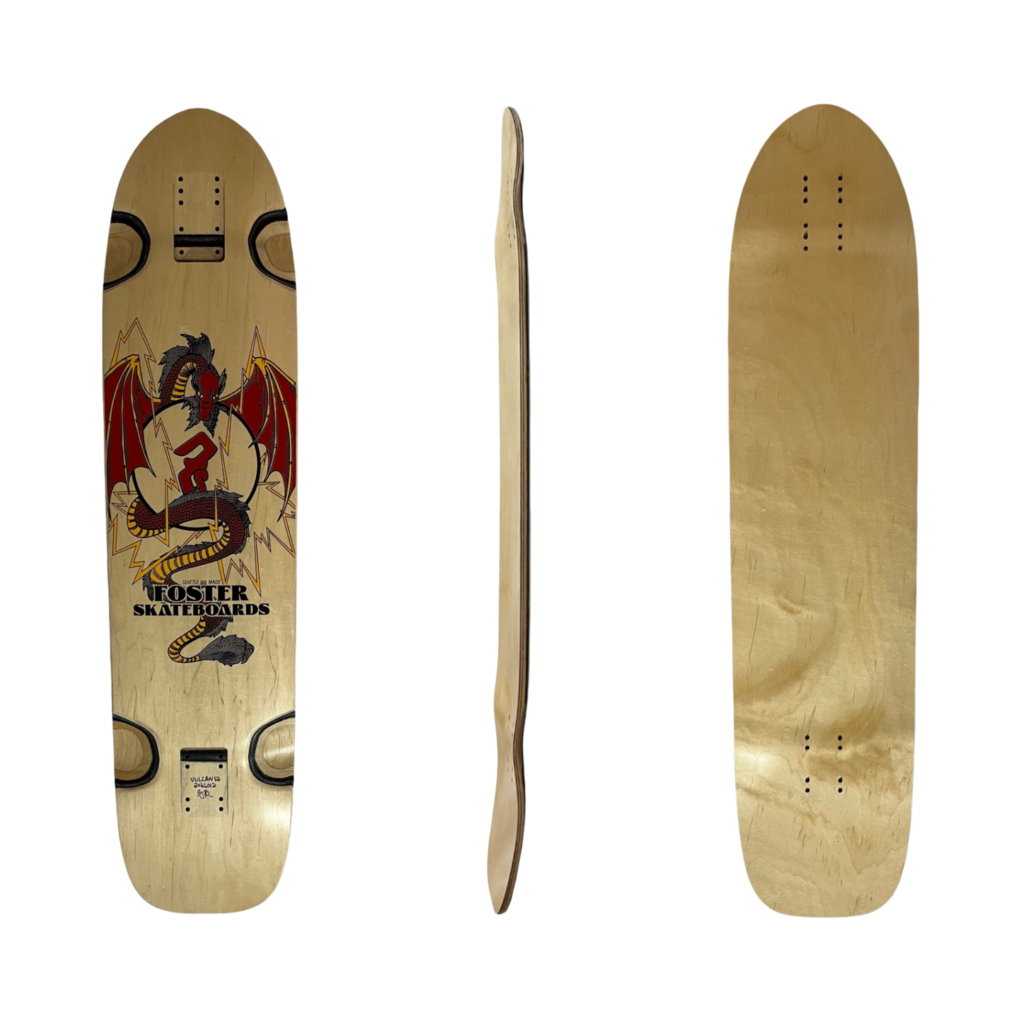 Foster: Vulcan V2 Longboard Skateboard Deck
