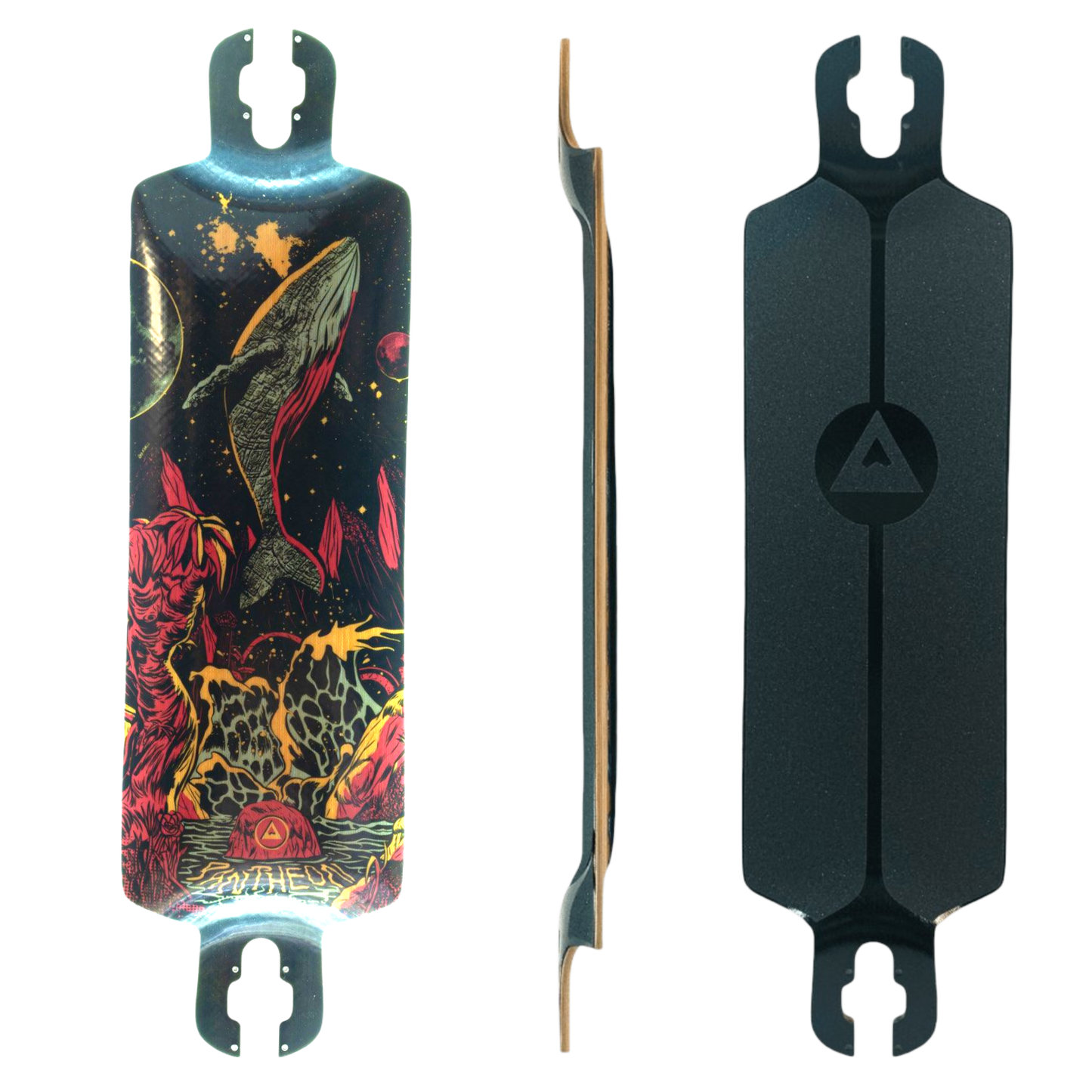Pantheon: Trip Whale Longboard Skateboard Deck