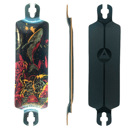 Pantheon: Trip Whale Longboard Skateboard Deck