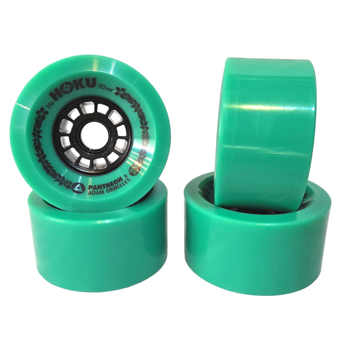 Pantheon: 102mm 74a Hoku Longboard Wheels