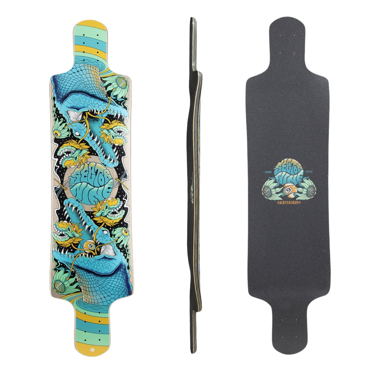 Sector 9: Fault Line Feast Longboard Deck