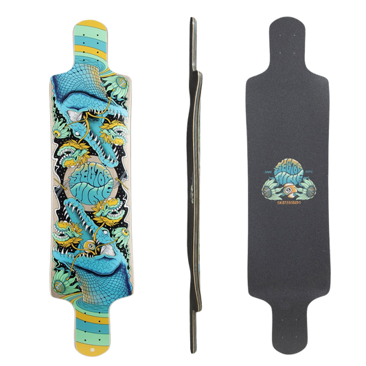 Sector 9: Fault Line Feast Longboard Deck