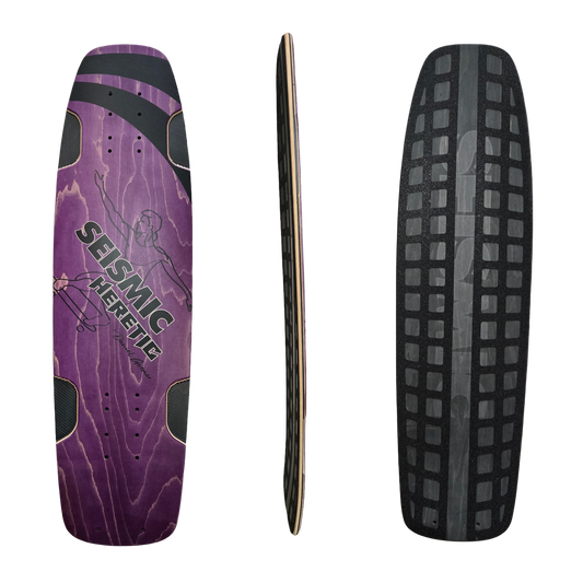 Seismic: Heretic Longboard Skateboard Deck