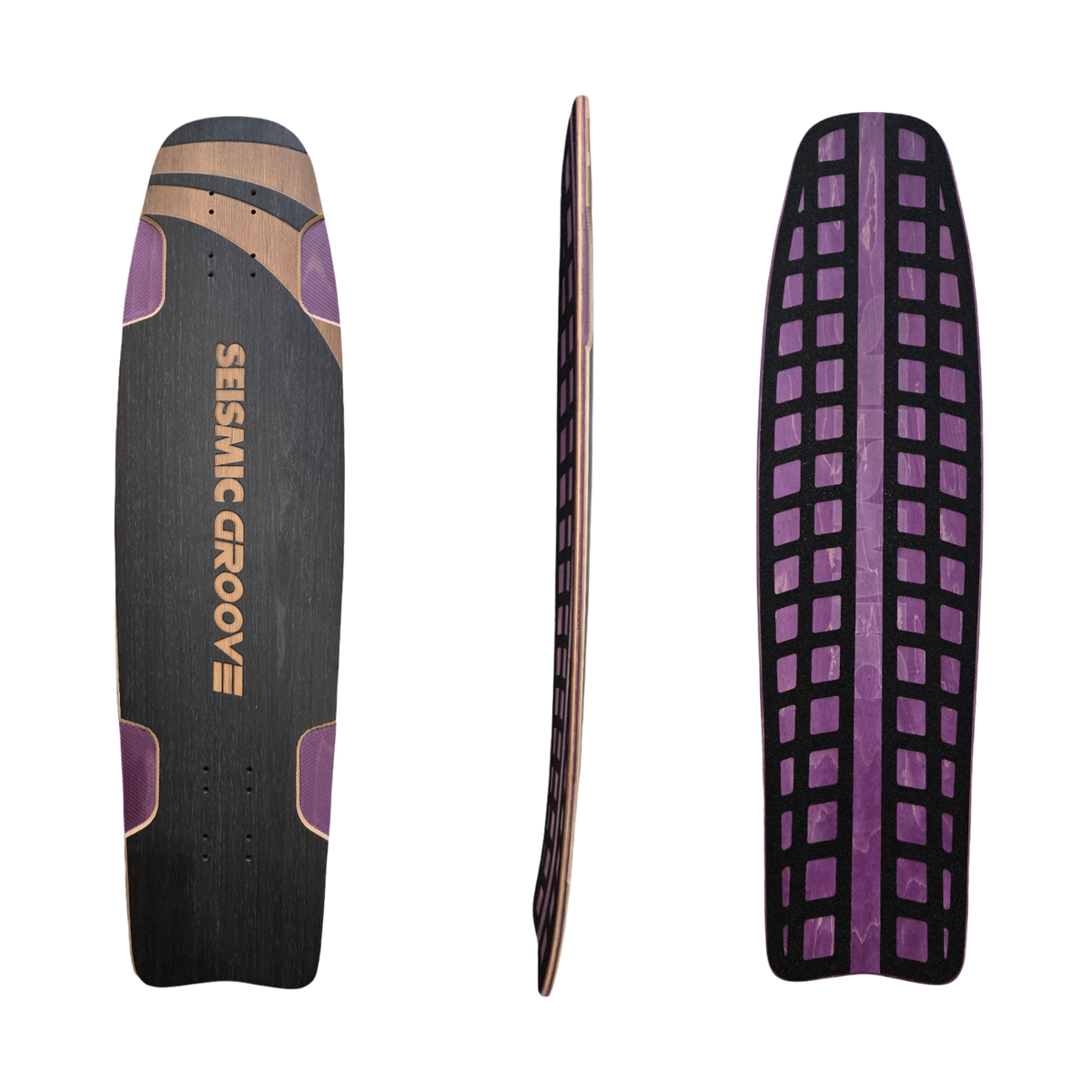 Seismic: Groove 33.5" Longboard Skateboard Deck