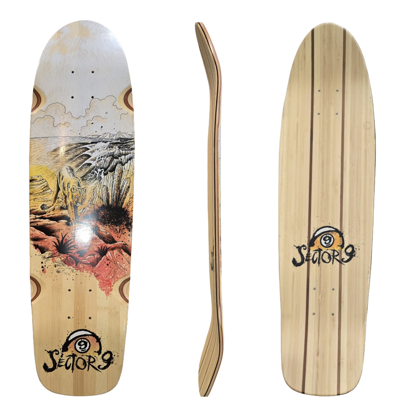 Sector 9: Bamboozler Patrol Longboard Skateboard Deck