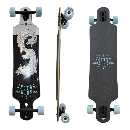 Sector 9: Bintang Silver Fox Longboard Skateboard Complete