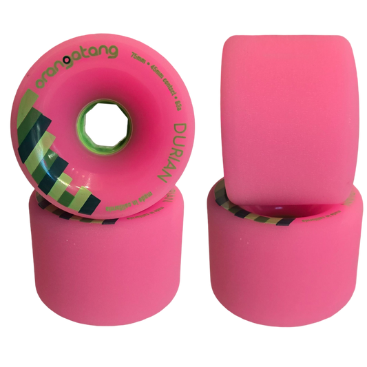 Orangatang: 75mm 83a Durian Longboard Skateboard Wheels (Pink)