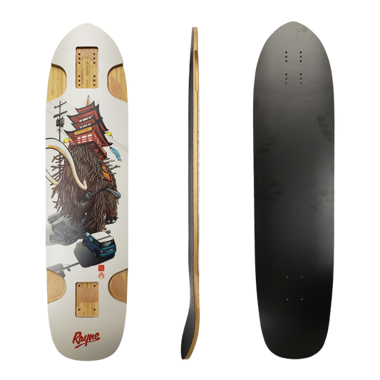 Rayne: Strayne Longboard Skateboard Deck (Tamale Tech)