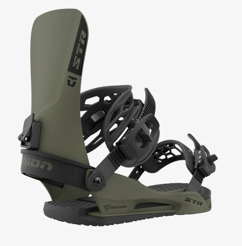 Union: 2024 STR Snowboard Binding (Dark Green)