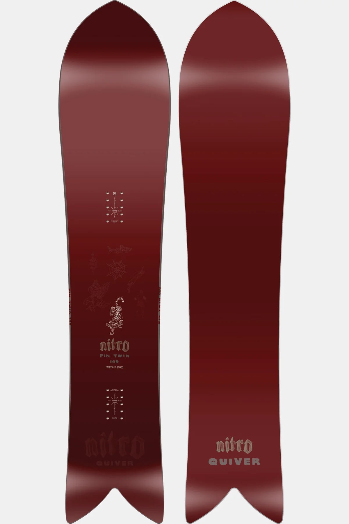 Nitro: 2027 Fintwin Snowboard Deck