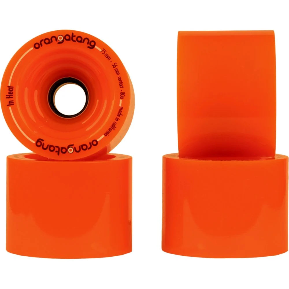 Orangatang: 75mm In Heats Longboard Skateboard Wheels