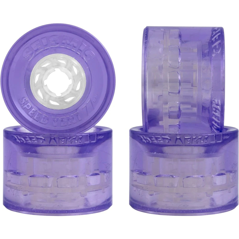 Seismic: 77mm Speedvent Longboard Wheels