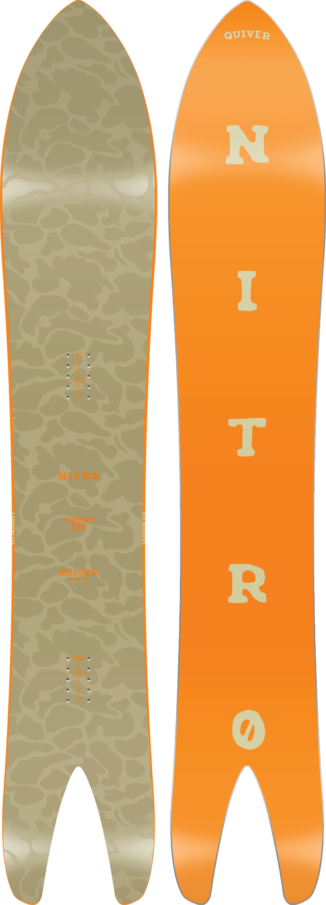 Nitro: 2026 Cannon Snowboard Deck – Motion Boardshop