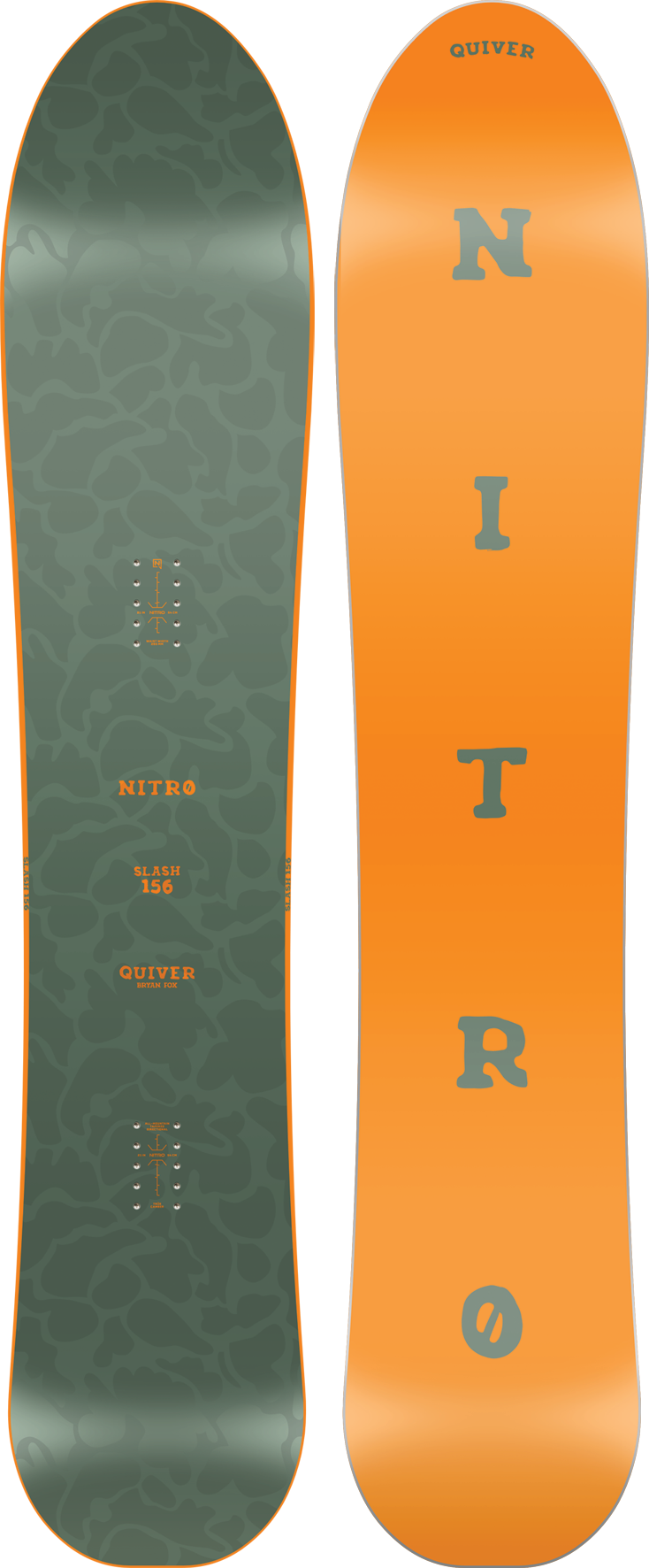 Nitro: 2026 Slash Snowboard Deck – Motion Boardshop