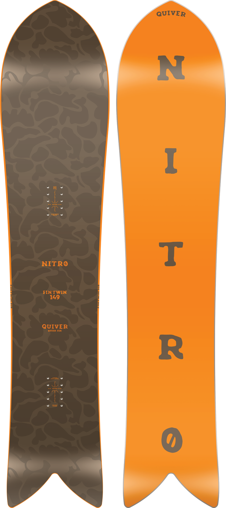 Nitro: Fintwin Snowboard Deck