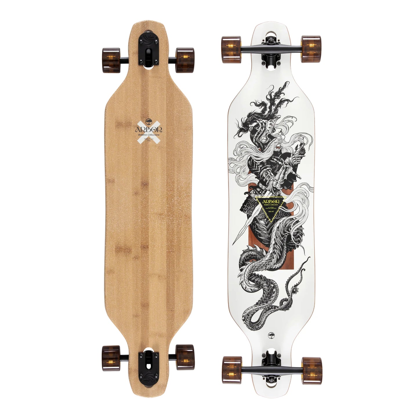 Arbor: Bamboo Axis 40" K Darmaeva Longboard Complete