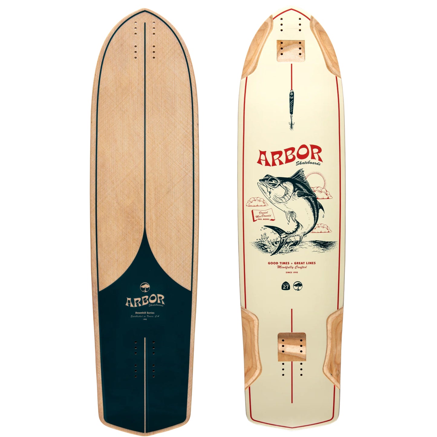 Arbor: Daniel MacDonald Pro Longboard Skateboard Deck