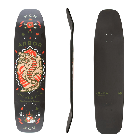 Arbor: Shakedown Deathroll 37" Longboard Skateboard Deck