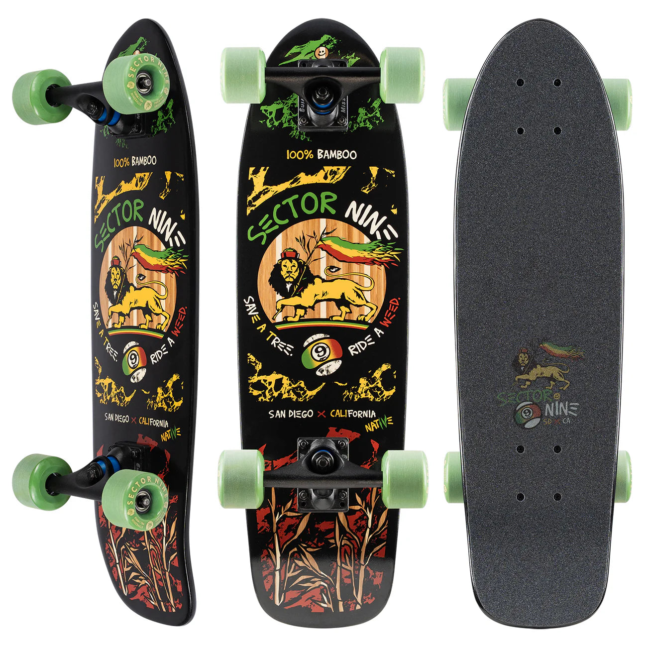 Sector 9: Bambino Nug Longboard Skateboard Complete