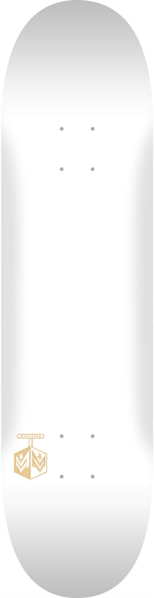 MINI LOGO: Detonator White 15 Skateboard Deck