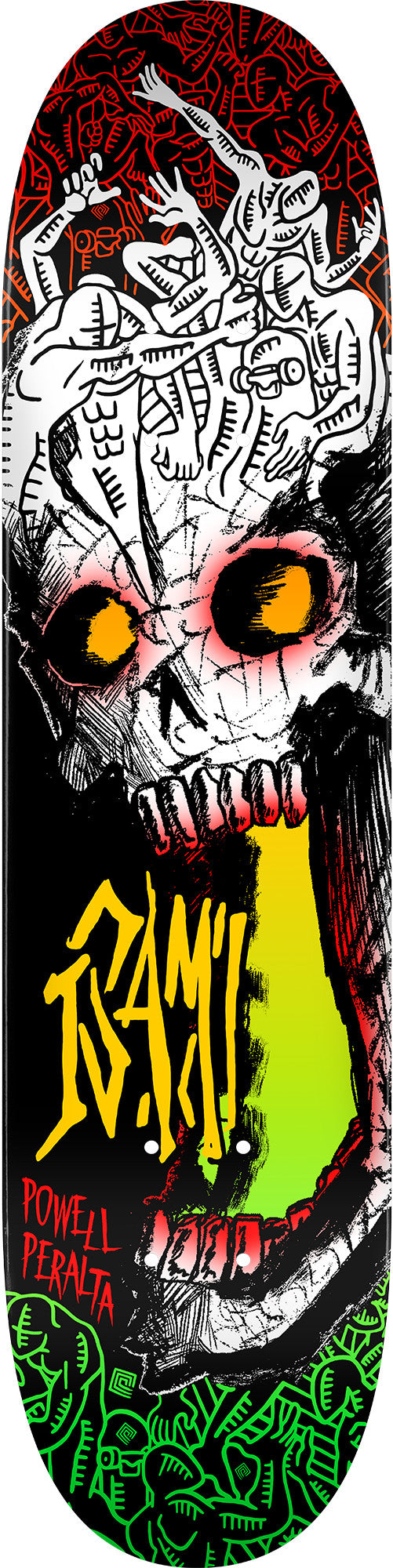Powell Peralta: 8" Isamu Yamamoto Skull Skateboard Deck