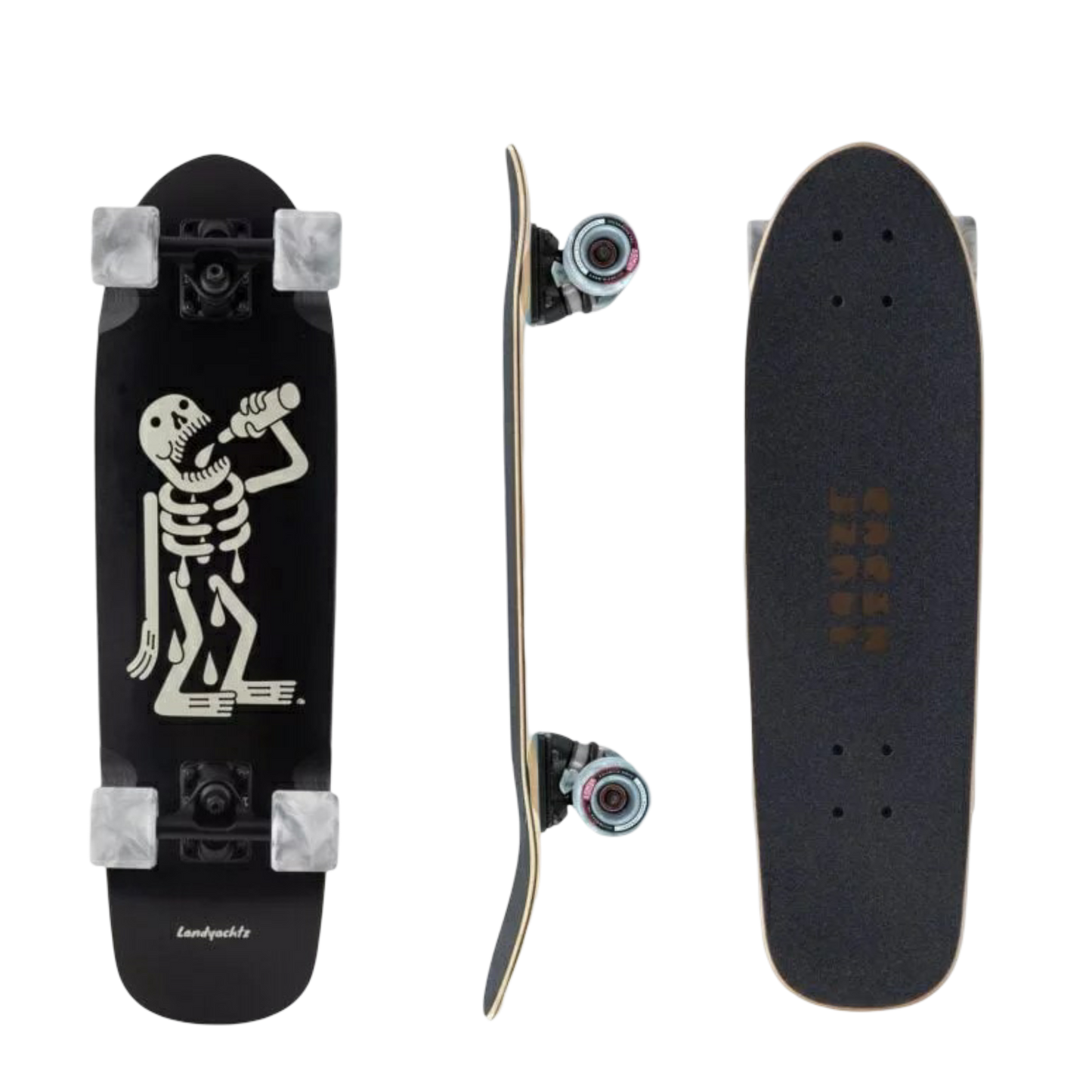 Landyachtz: Dinghy Skeleton Longboard Skateboard Complete