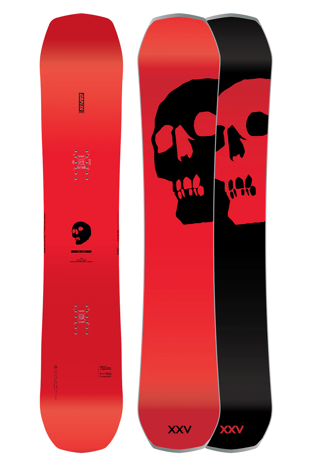 Capita: 2026 Black Snowboard of Death Snowboard Deck