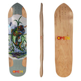 Omen: SUGAR (Giza Big Mouth) Longboard Skateboard Deck
