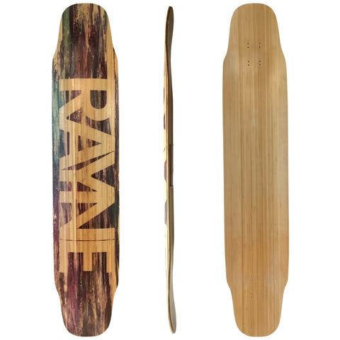 Rayne: 47" Whip Longboard Skateboard Deck (Fat-Bottom)