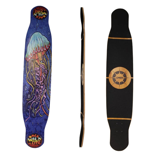 Omen: 48'' Man-O-War Dancer Longboard Skateboard Deck