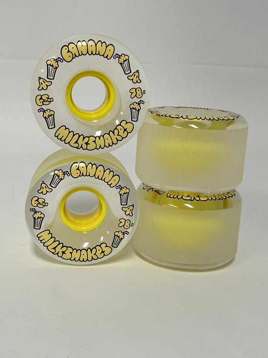 Banana Wheel Co: 65mm Milkshake Longboard Skateboard Wheels