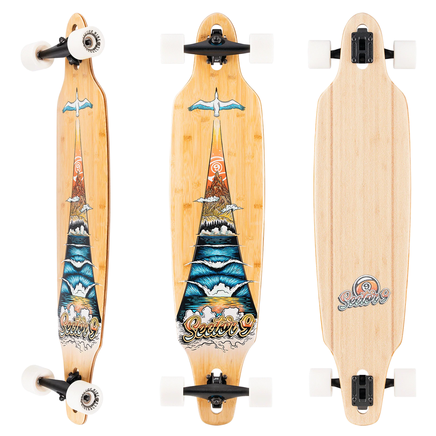 Sector 9: Lookout Take Off Longboard Complete