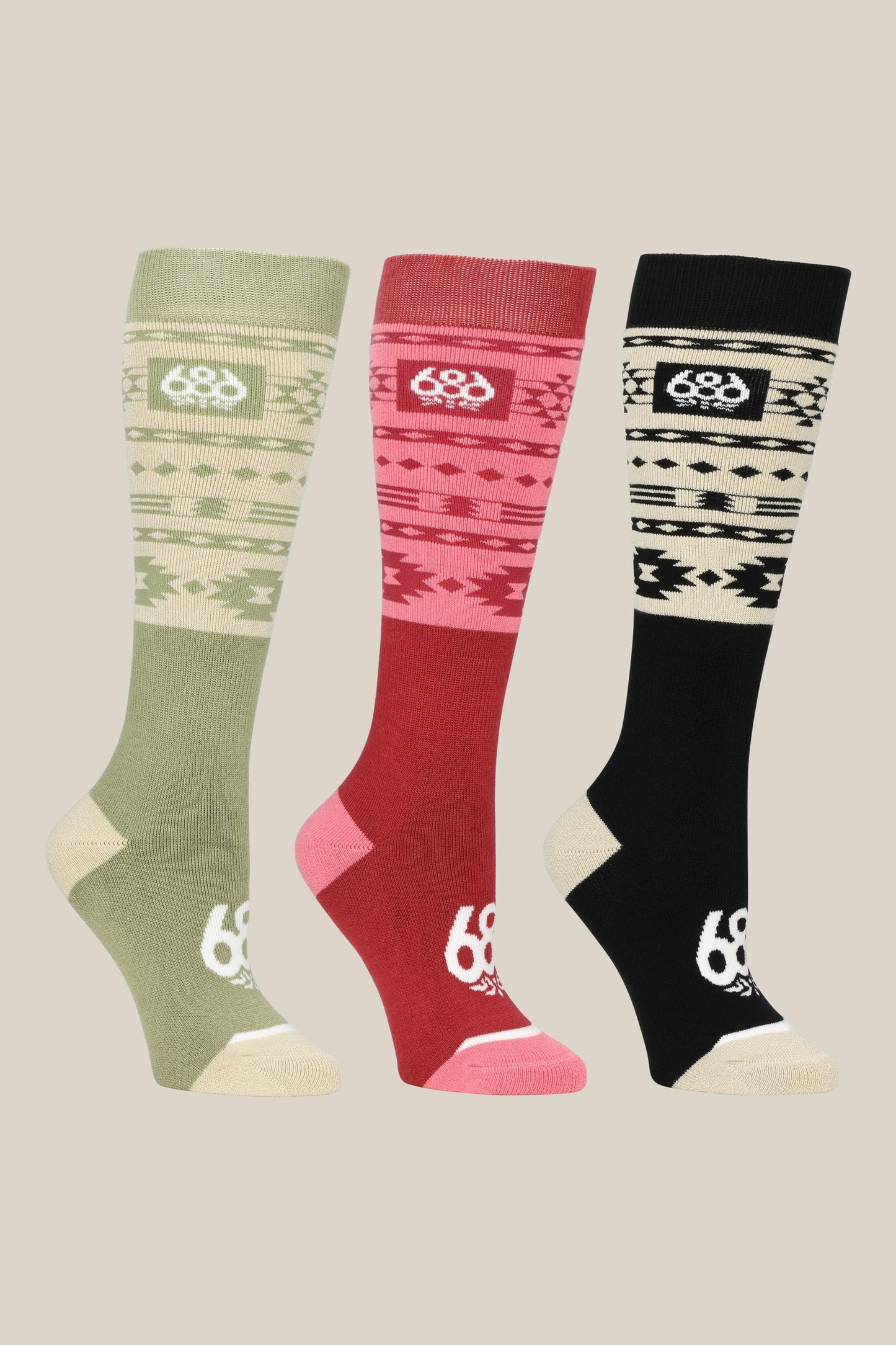 686: Women's Southwest Socks 3-Pack
